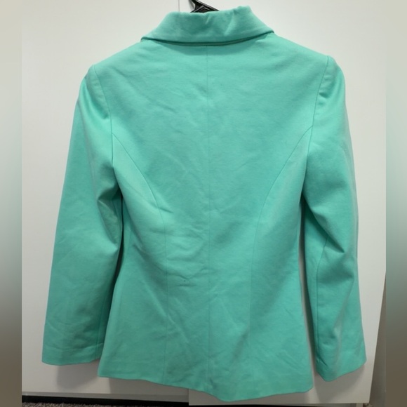 Splash Mint Women's Suit Jacket - Picture 2 of 3